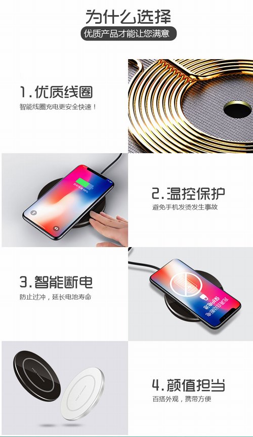 YMP嵌入式無線充電器Qi15W快速無線充電器04